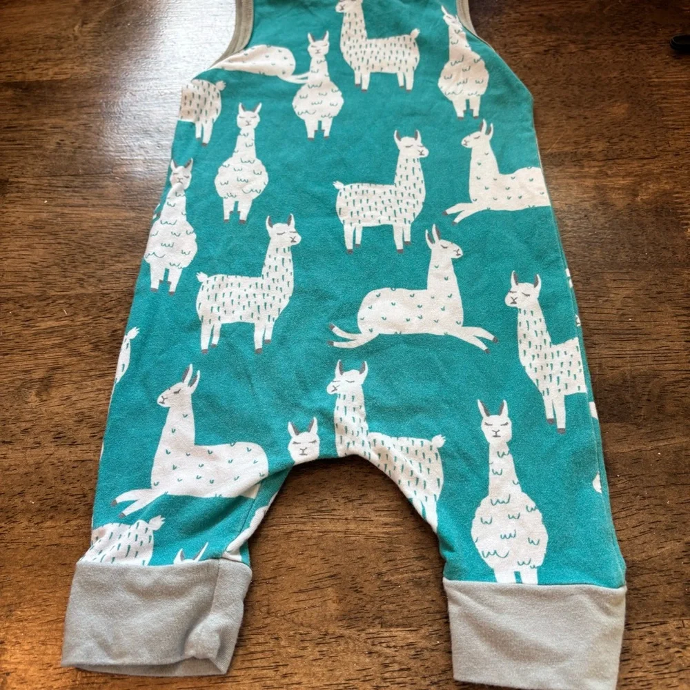 Rags Llama romper size 6-12 months